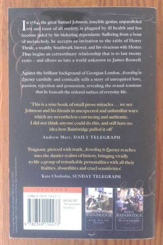 According to Queeney by Beryl Bainbridge