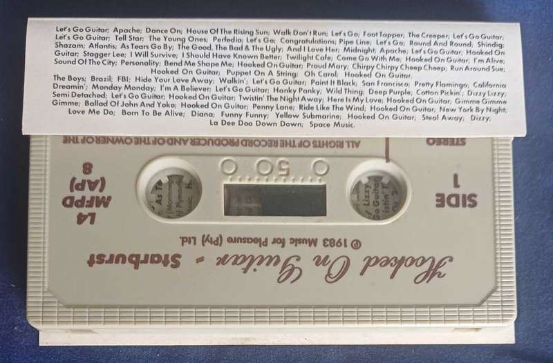 Hooked on guitar tape