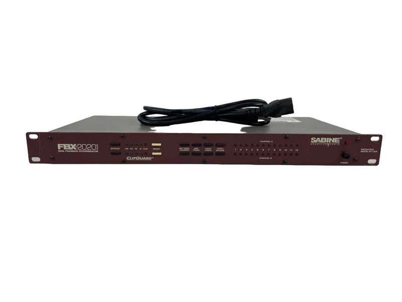 SABINE ADAPTIVE AUDIO FBX2020 PLUS, DUAL FEEDBACK EXTERMINATOR, RACK