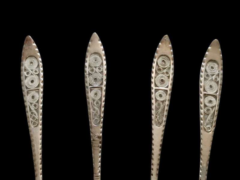 830 Sterling Silver, Scandinavian Vintage Cutlery Set