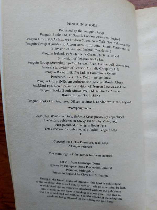 Rose, 1944 by Helen Dunmore (Pocket Penguin 25)