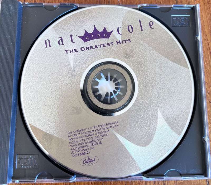 The Greatest Hits - Nat King Cole (1994)- made in Italy 725383058822