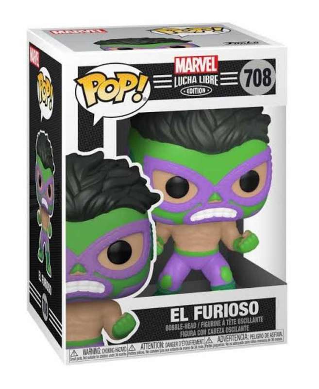 The Hulk funko pop, as a mucho Libre