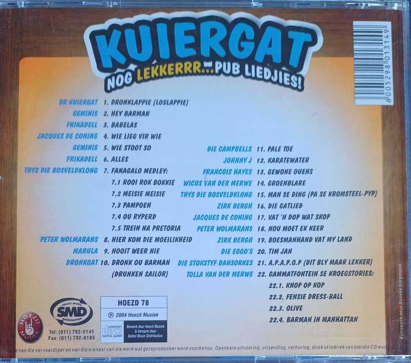 Kuiergat cd