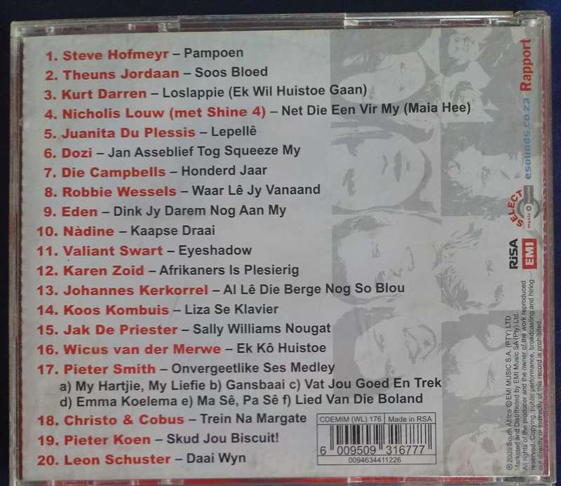 Ons sing jou taal rapport cd