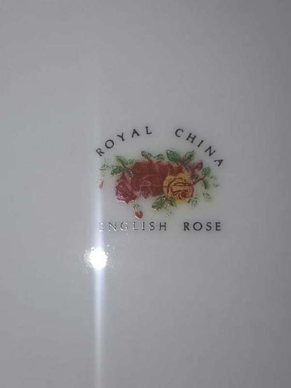 Royal China English Rose tea and Dinner set