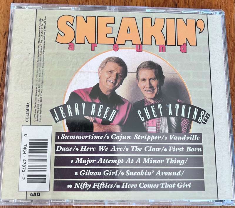 (Import CD) Sneakin Around - Chet Atkins and Jerry Reed (1992) CK47873