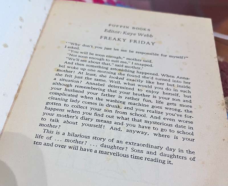 Freaky Friday - Mary Rodgers (1976)