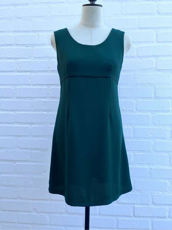 Dark green cocktail dress (M)