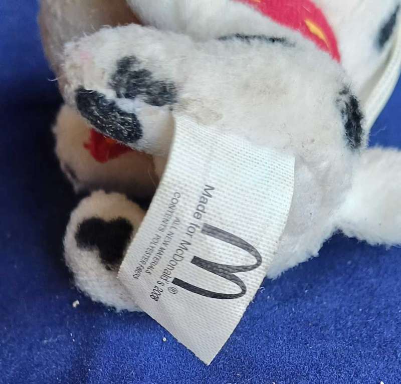 The dog Mcdonalds soft toy