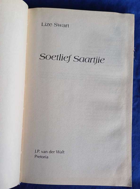 Soetlief Saartjie deur Lize Swart