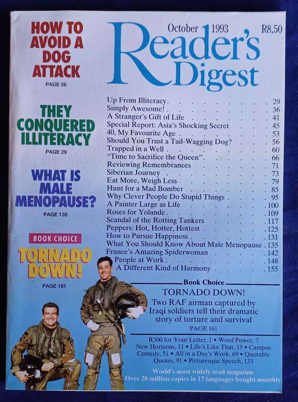 Reader's digest magazine October 1993
