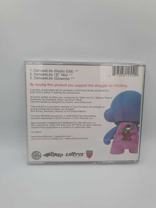 Tiësto - Dance4life (2006)CD Single Import