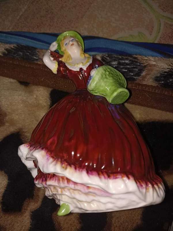 Coalport porcelain lady