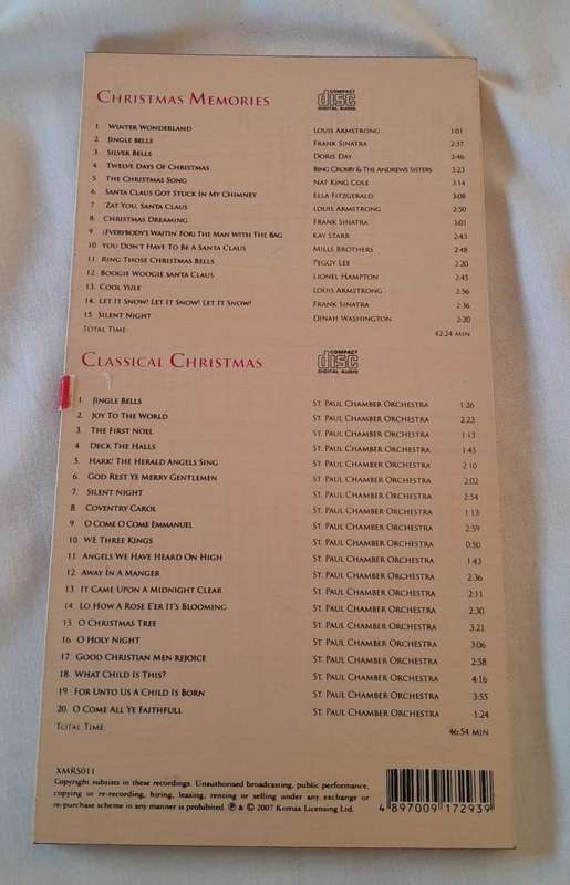 Season`s Greetings christmas music 2cd set