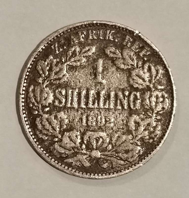1892 Silver ZAR 1 Shilling