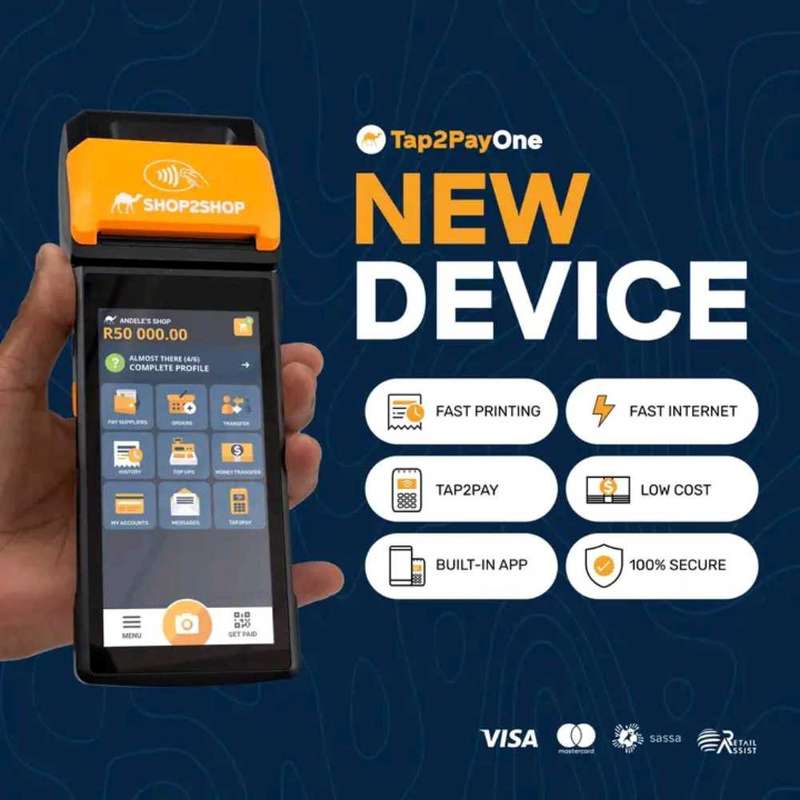 Tap2Pay card machine(Shop2shop) All in one Device Either P2/MP45P Same Price