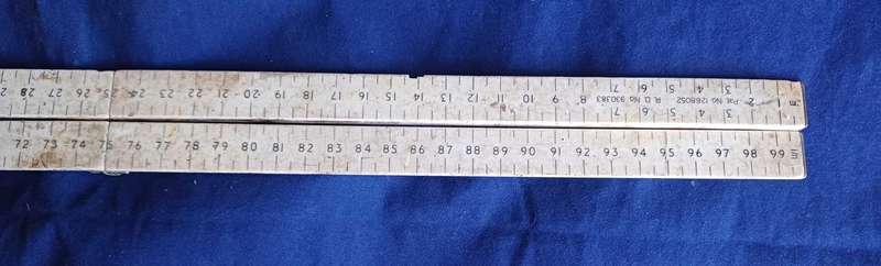 Vintage ruler with level