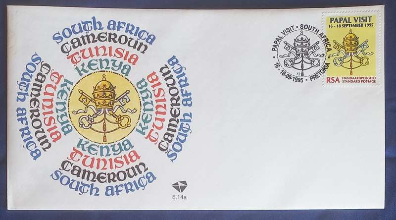 First day envelope - Papal visit