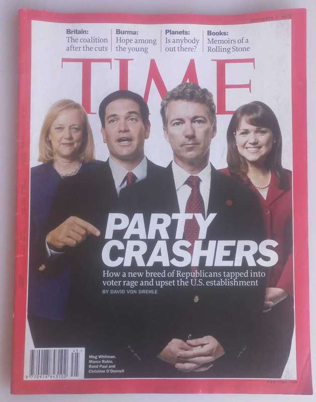 Time magazine November 8, 2010
