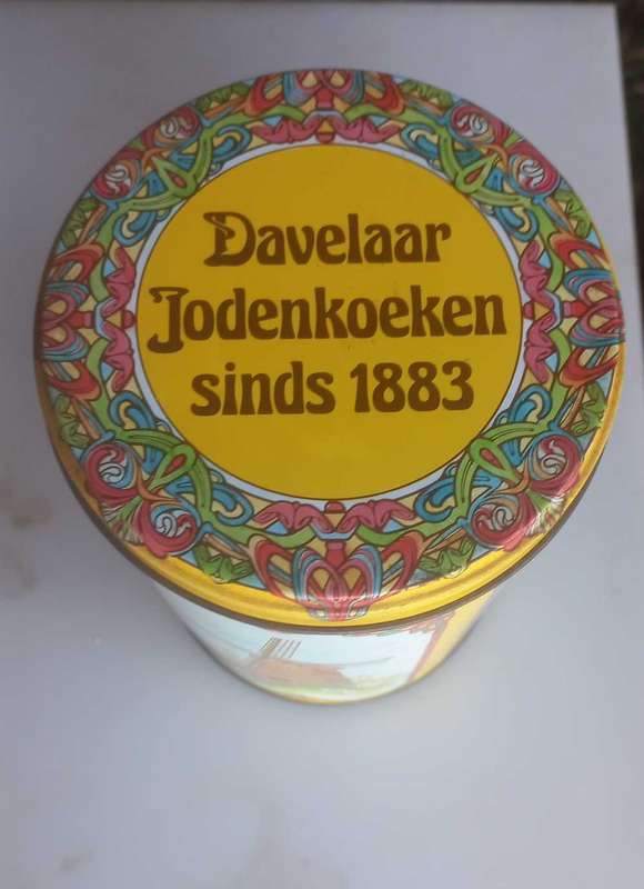 Davelaar jodenkoeken tin