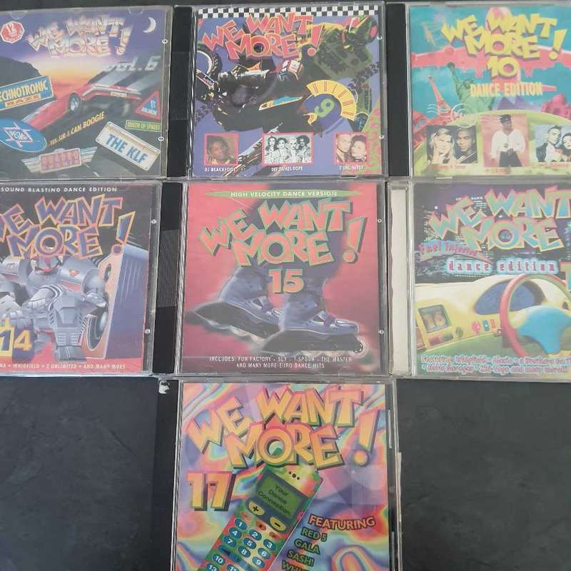 We Want More CD Bundle x 7 - Very Good Condition