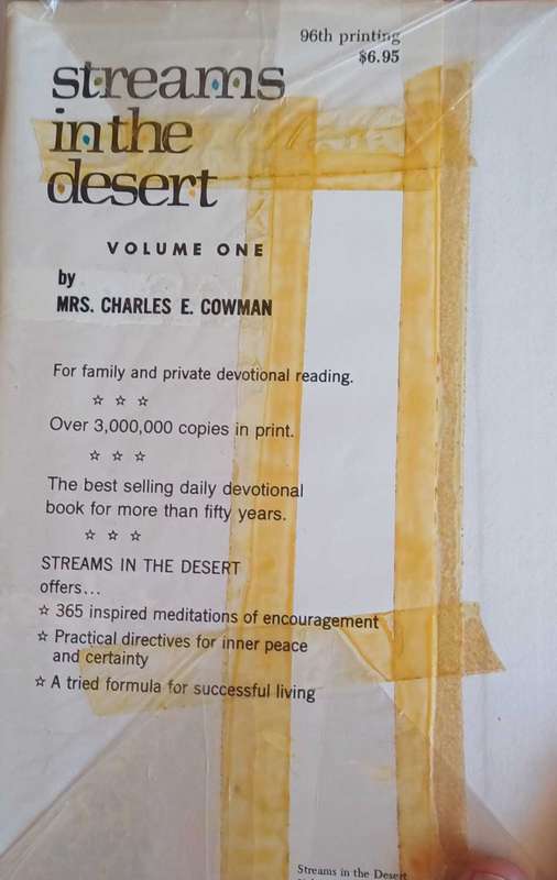 Streams in the desert by mrs Charles E Cowman