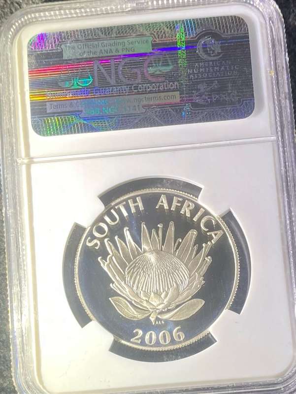2006 South Africa Silver One Rand Desmond Tutu