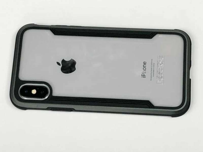 X-Doria Defense Shield iPhone X Military Protective Case Cover Black & Clear