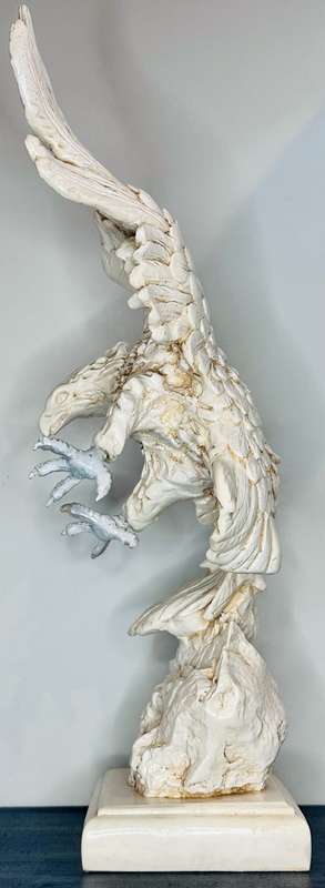 Vintage Eagle Statue (46cm x 20cm - 3.7kg)