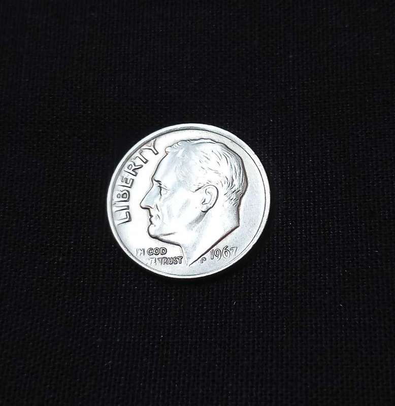 United States of America One Dime 1967