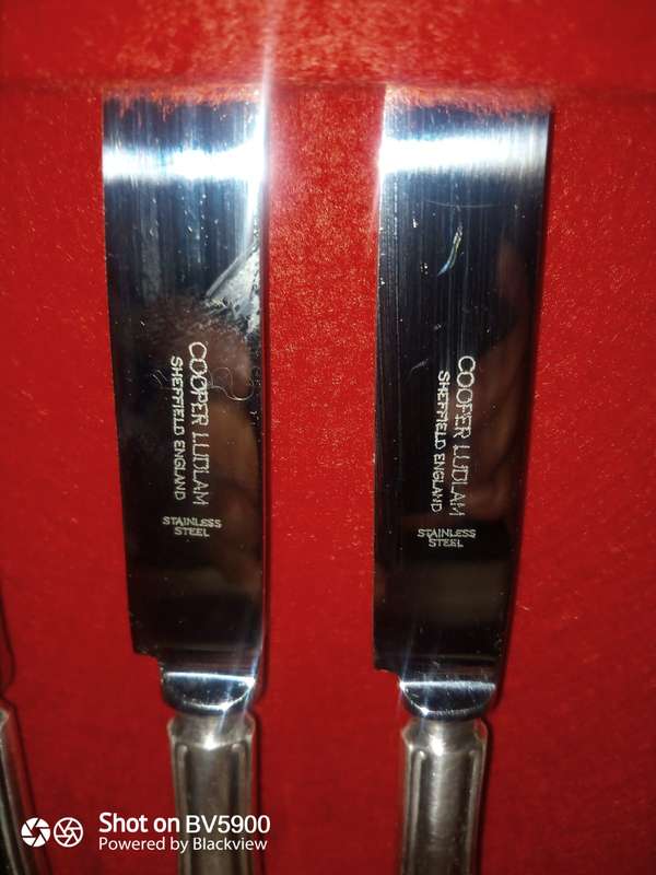 Cutlery set Cooper Ludlam made in England