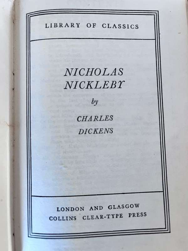 Nicholas Nickleby - Charles Dickens