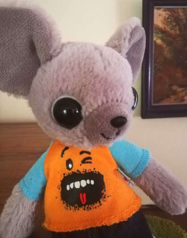 House of Mouse. Teenie is a super soft Depesche plush mouse toy. 27cm