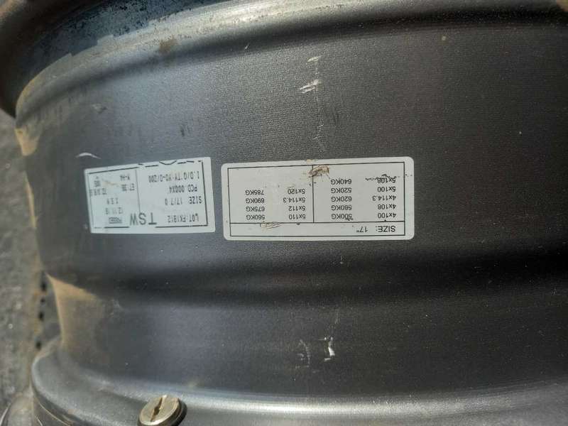 Available 17 Inch TSW Mags. Justable Pcd