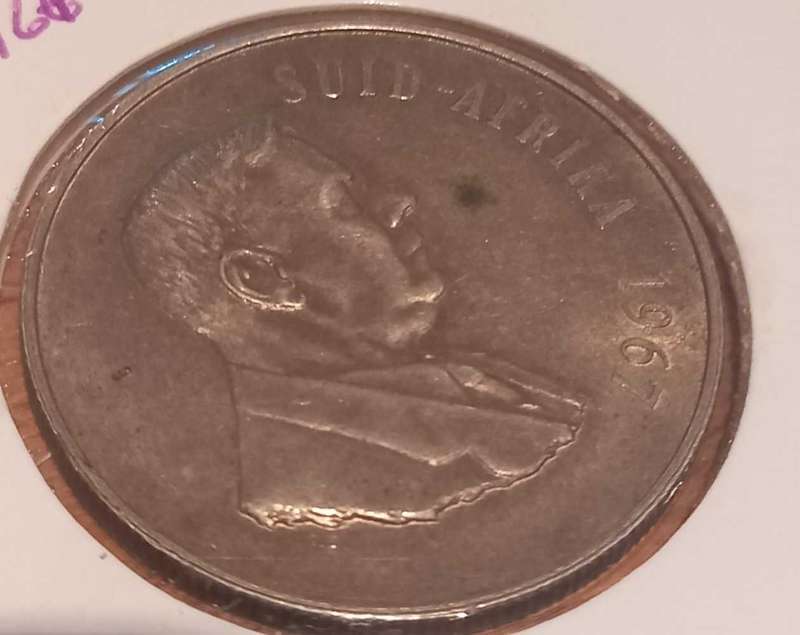 1967 1 RAND AFRIKAANS FEMALE