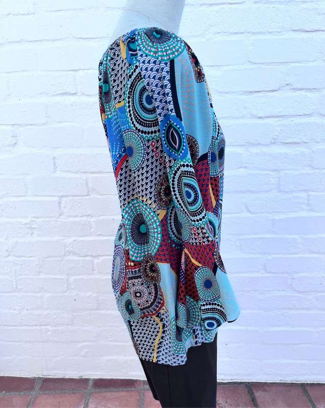 Top with mandala pattern (S-M)
