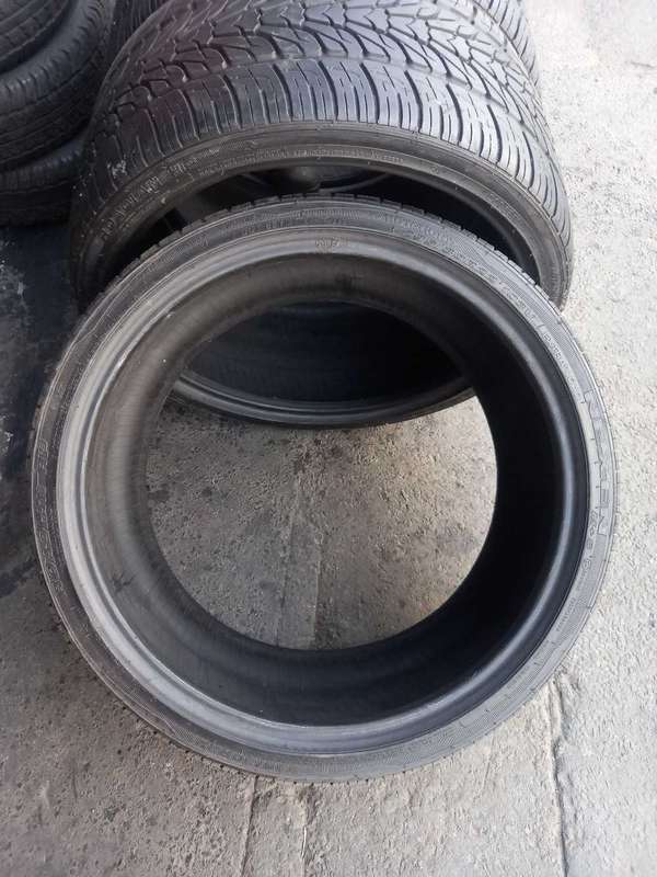Available 295/30/22 Used tyres. Life still 80%