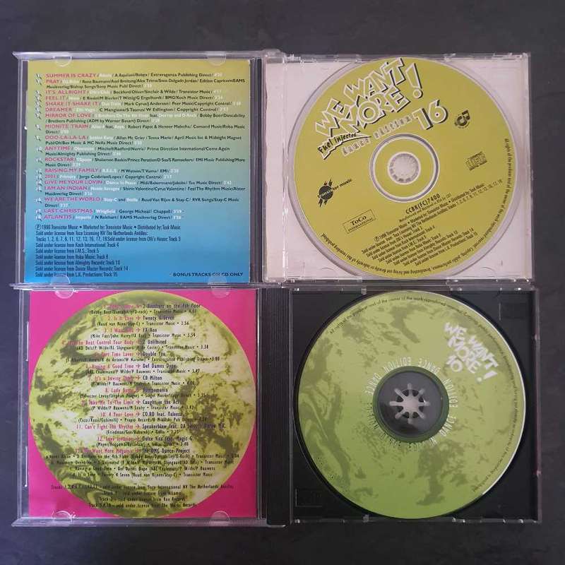 We Want More CD Bundle x 7 - Very Good Condition