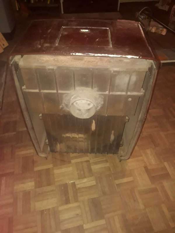 ANTIQUE RAYBURN NO 6 ANTRISITE ROOM HEATER, SOLID IRON - GOOD CONDITION - PLEASE READ INFO BELOW