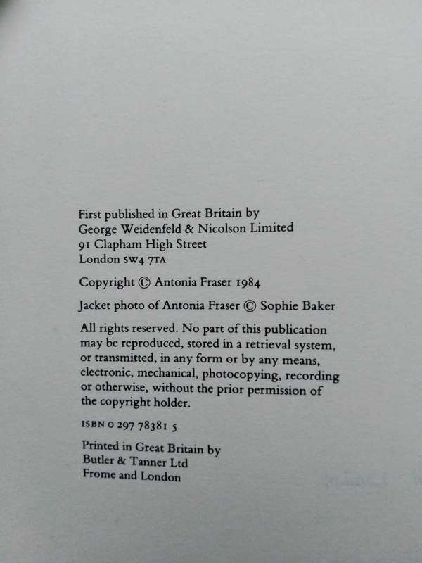 The Weaker Vessel by Antonia Fraser