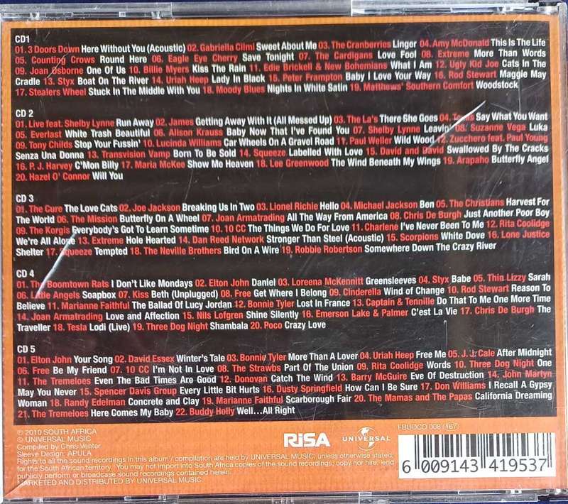 100 Accoustic memories (5cd)