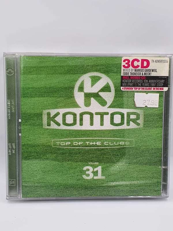 Kontor - Top Of The Clubs Volume 31 3Cd Import