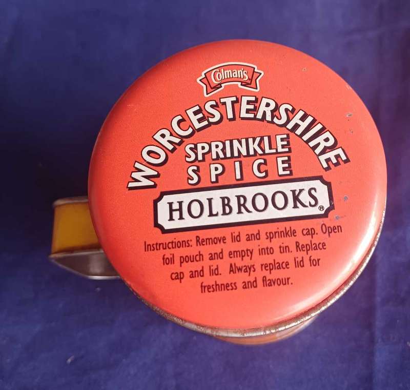 Worcestershire tin