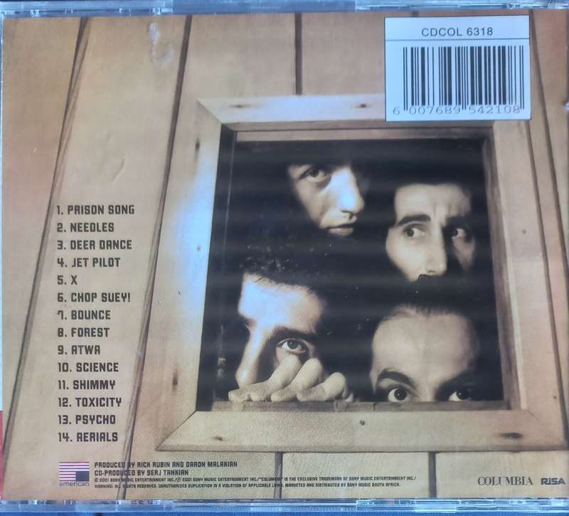 System of a down - Toxicity cd