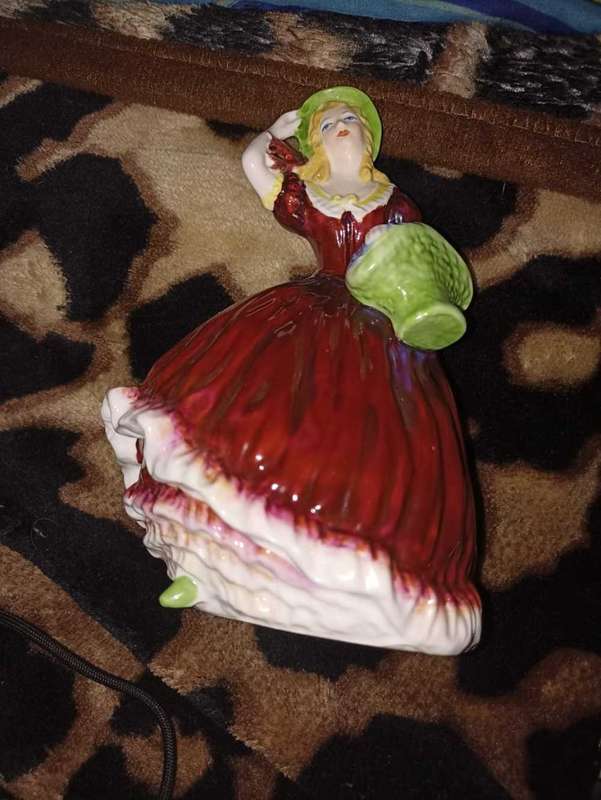 Coalport porcelain lady