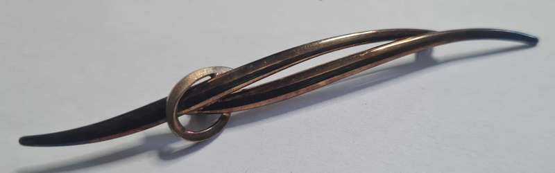 Silver brooch