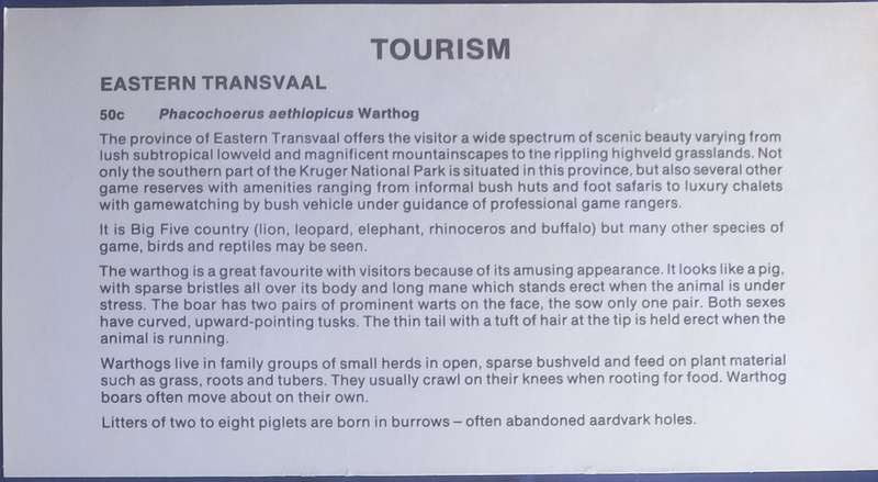 First day envelope - Tourism Eastern Transvaal