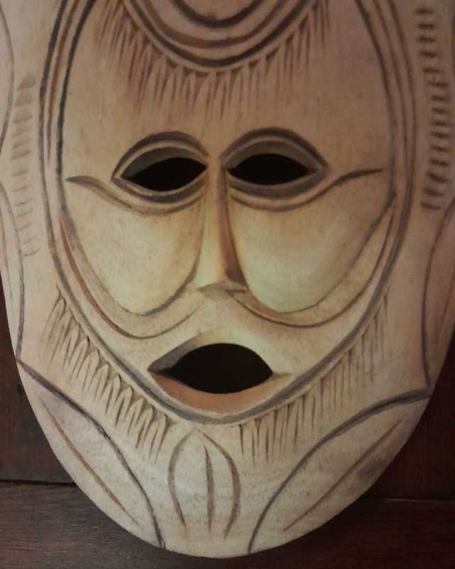 East African,  hand carved mask