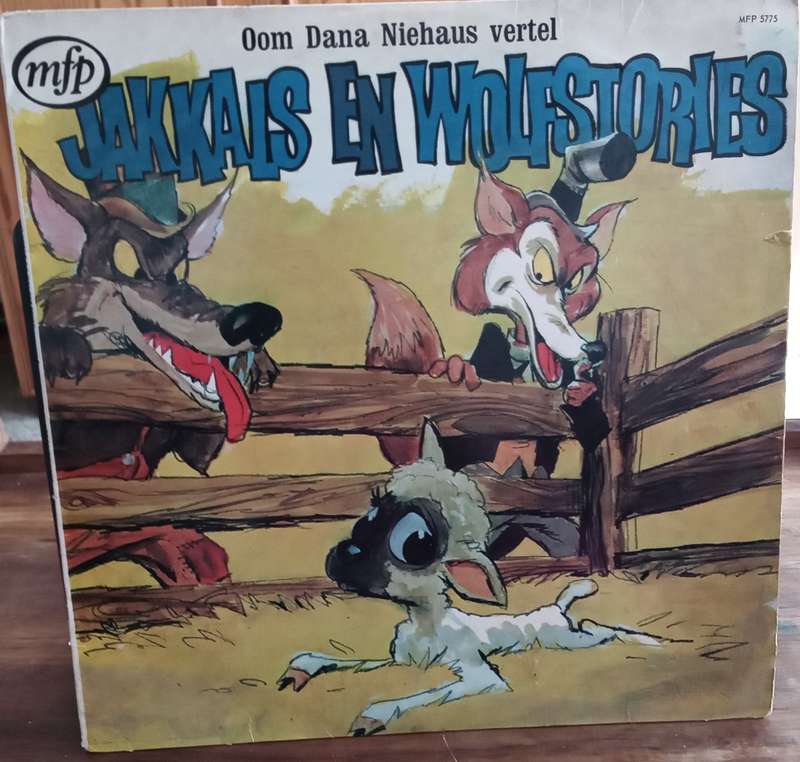 OOM DANA NIEHAUS vertel JAKKALS EN WOLFSTORIES LP VINYL RECORD
